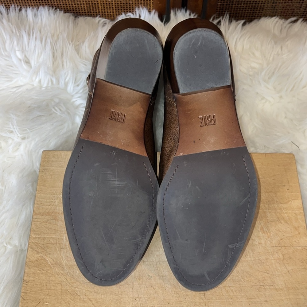 Frye Jolene Leather Pull On Booties - Picture 7 of 8